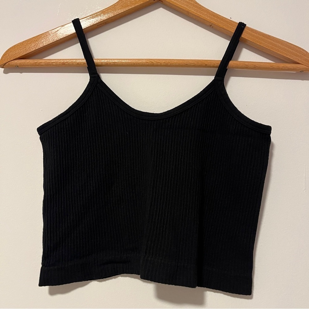 Urban Outfitters Black Ribbed Tank Top